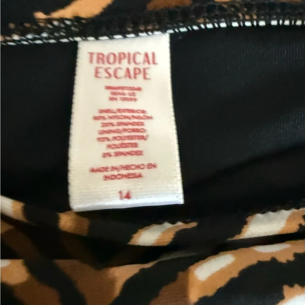 Tropical Escape print 20% liner